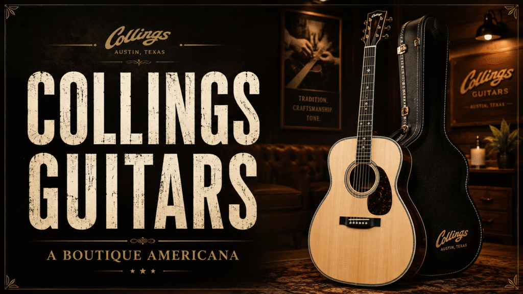 Violão Collings selecionado pela curadoria Zanon Guitars, segmento boutique premium