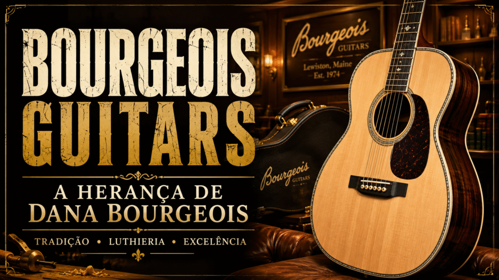 iolão Bourgeois selecionado pela curadoria Zanon Guitars, segmento boutique premium